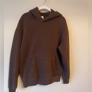 Men’s Brown Zara Hoodie Size Large Vintage